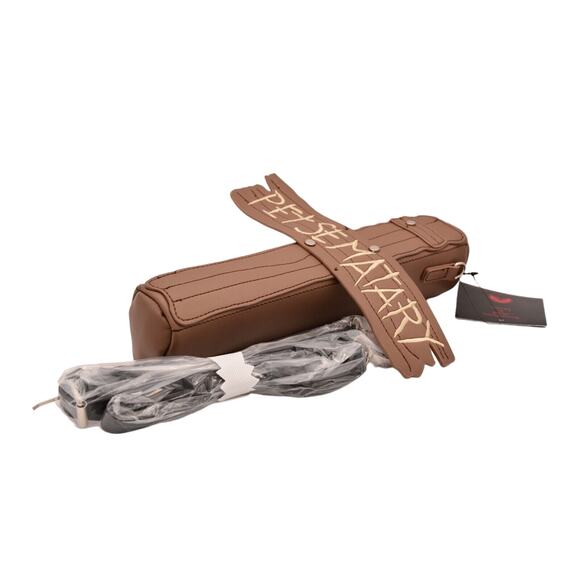 Vixen by Micheline Pitt Pet Sematary Cross Graveyard Cross Body Bag Purse NWT - Picture 11 of 15